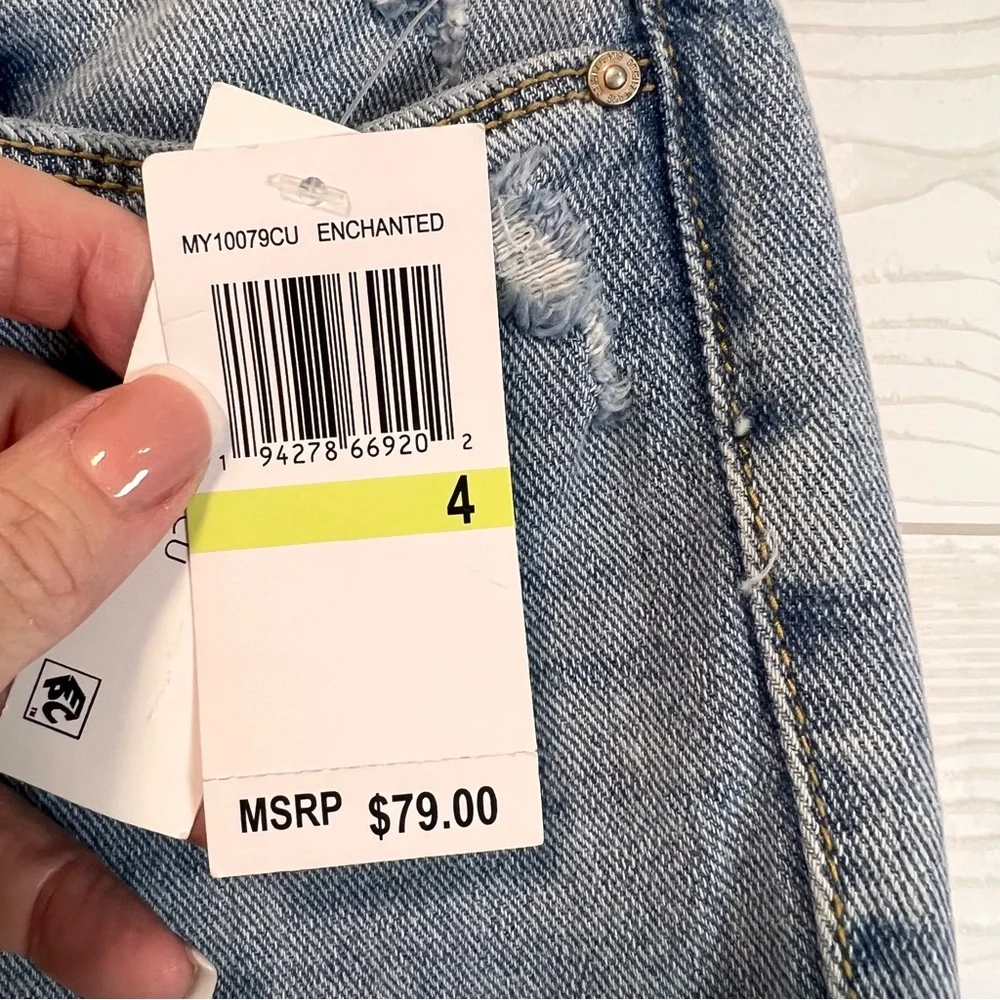 NWT • Seven7 Felicity High Rise Denim Jeans • Slim Flare • Size 4 • Enchanted - Picture 3 of 16
